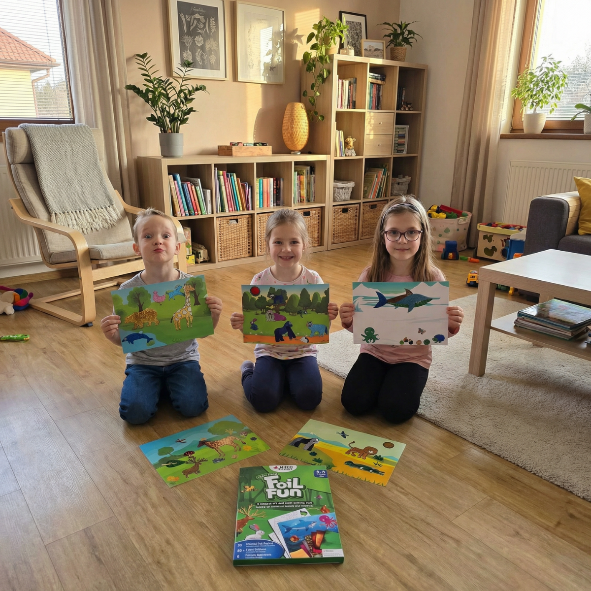 Foil Fun: Tierwelt | Kreativ-Set ohne Chaos (für Kinder von 4–9 Jahren)