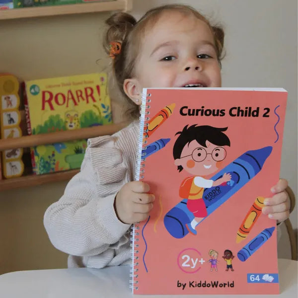 Curious Child 2 – Schreib- und Wischheft zum Schreibenlernen, wiederverwendbar (64 Seiten, 2–5 Jahre)