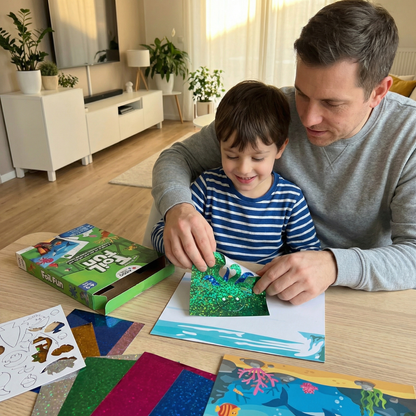 Foil Fun: Tierwelt | Kreativ-Set ohne Chaos (für Kinder von 4–9 Jahren)