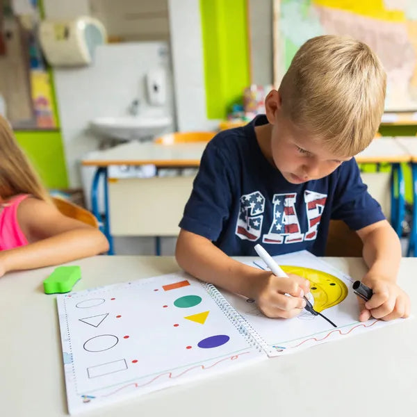 Curious Child 2 – Schreib- und Wischheft zum Schreibenlernen, wiederverwendbar (64 Seiten, 2–5 Jahre)