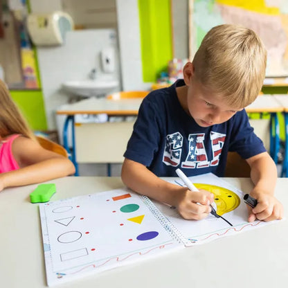 Curious Child 2 – Schreib- und Wischheft zum Schreibenlernen, wiederverwendbar (64 Seiten, 2–5 Jahre)