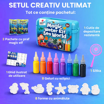 Magische Wasserelfen "Meereswelt" – 3D-Figuren-Bastelset für Kinder ab 2 Jahren