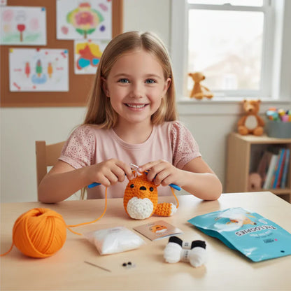 The Loopies 2+1 – Häkelset | 3 niedliche Figuren | Für Kinder ab 10+ Jahren