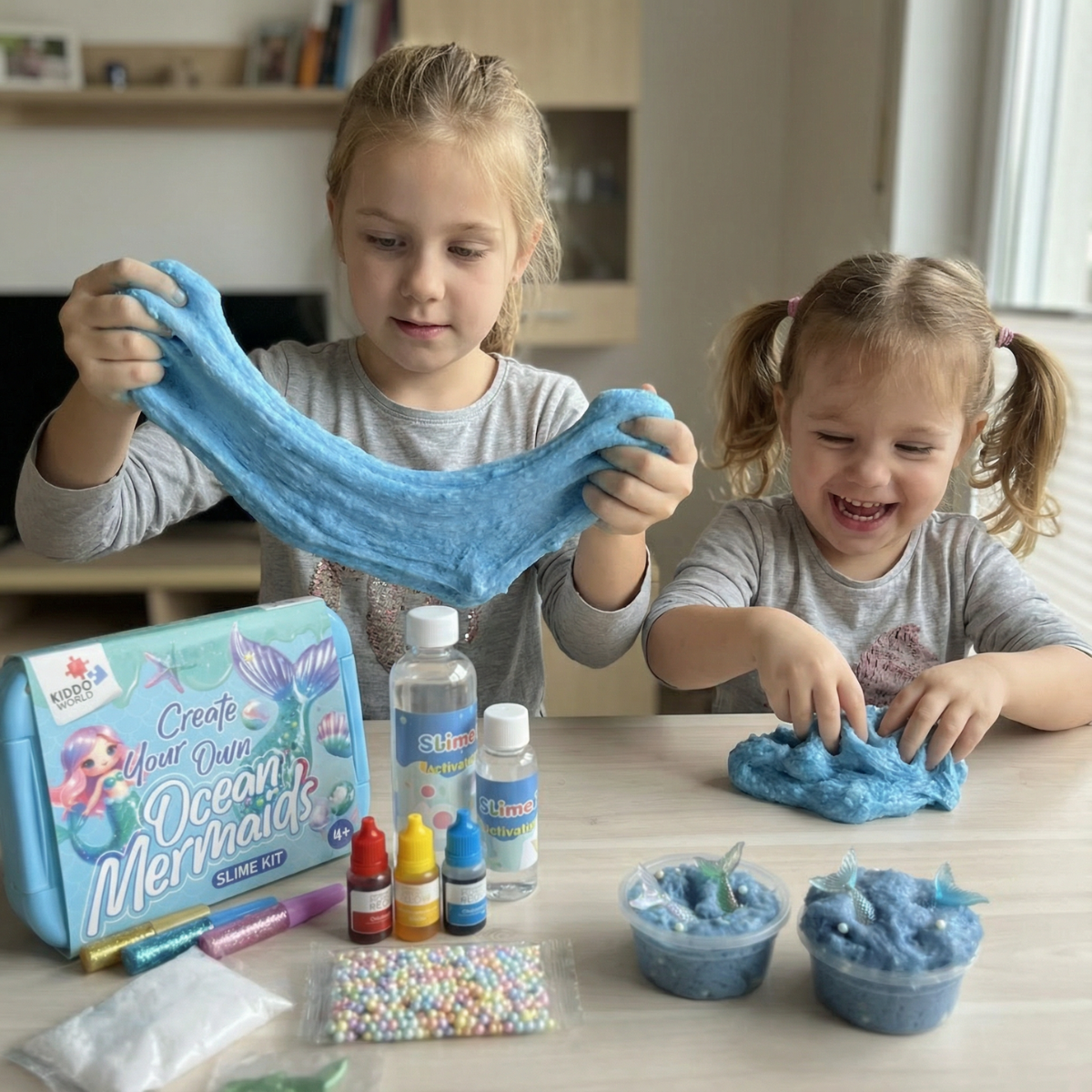 19-teiliges kreatives SLIME-Set | Unterwasserwelt