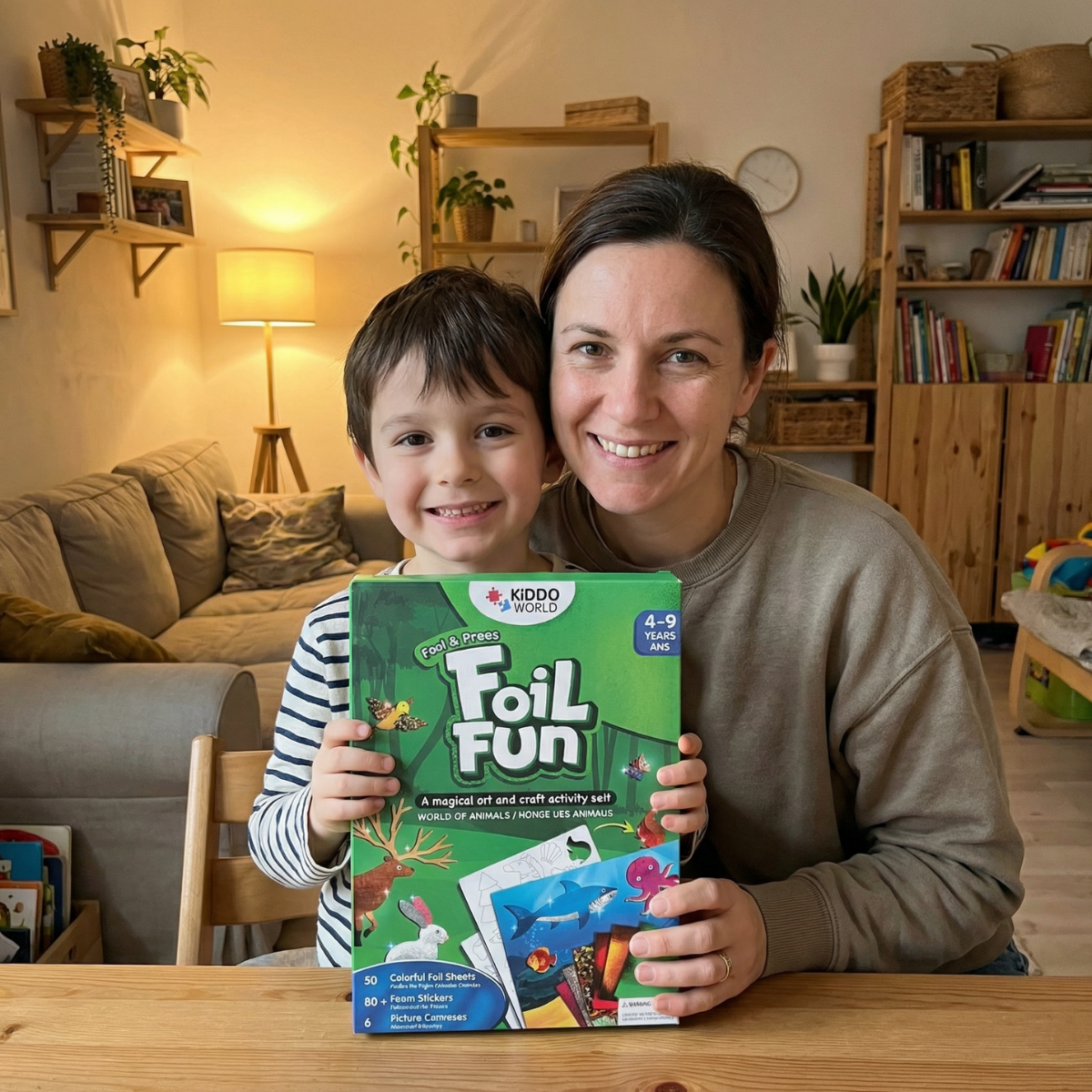 Foil Fun: Tierwelt | Kreativ-Set ohne Chaos (für Kinder von 4–9 Jahren)