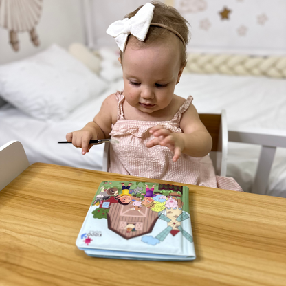 Водна книжка за оцветяване FARM (6+ месеца)