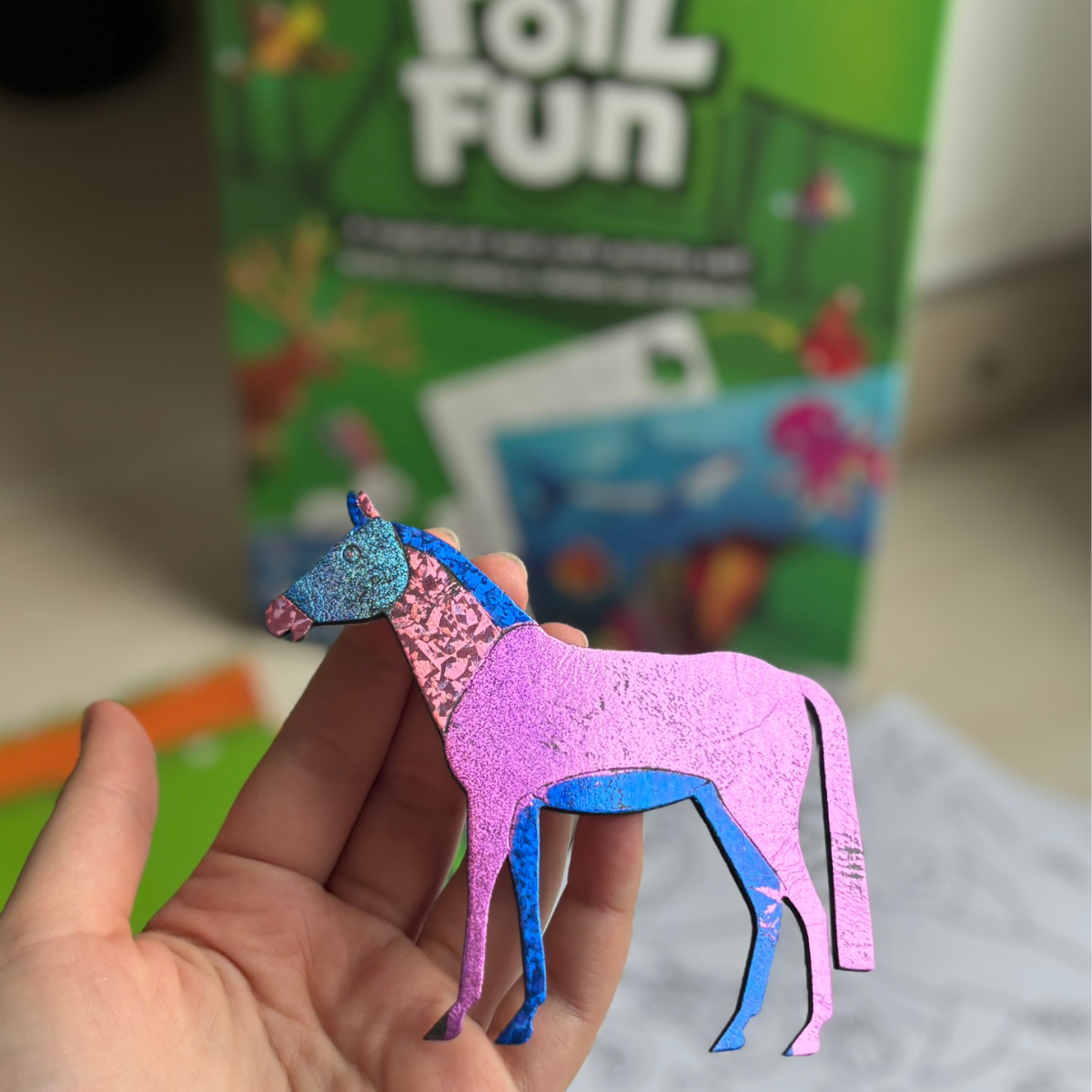Foil Fun: Tierwelt | Kreativ-Set ohne Chaos (für Kinder von 4–9 Jahren)