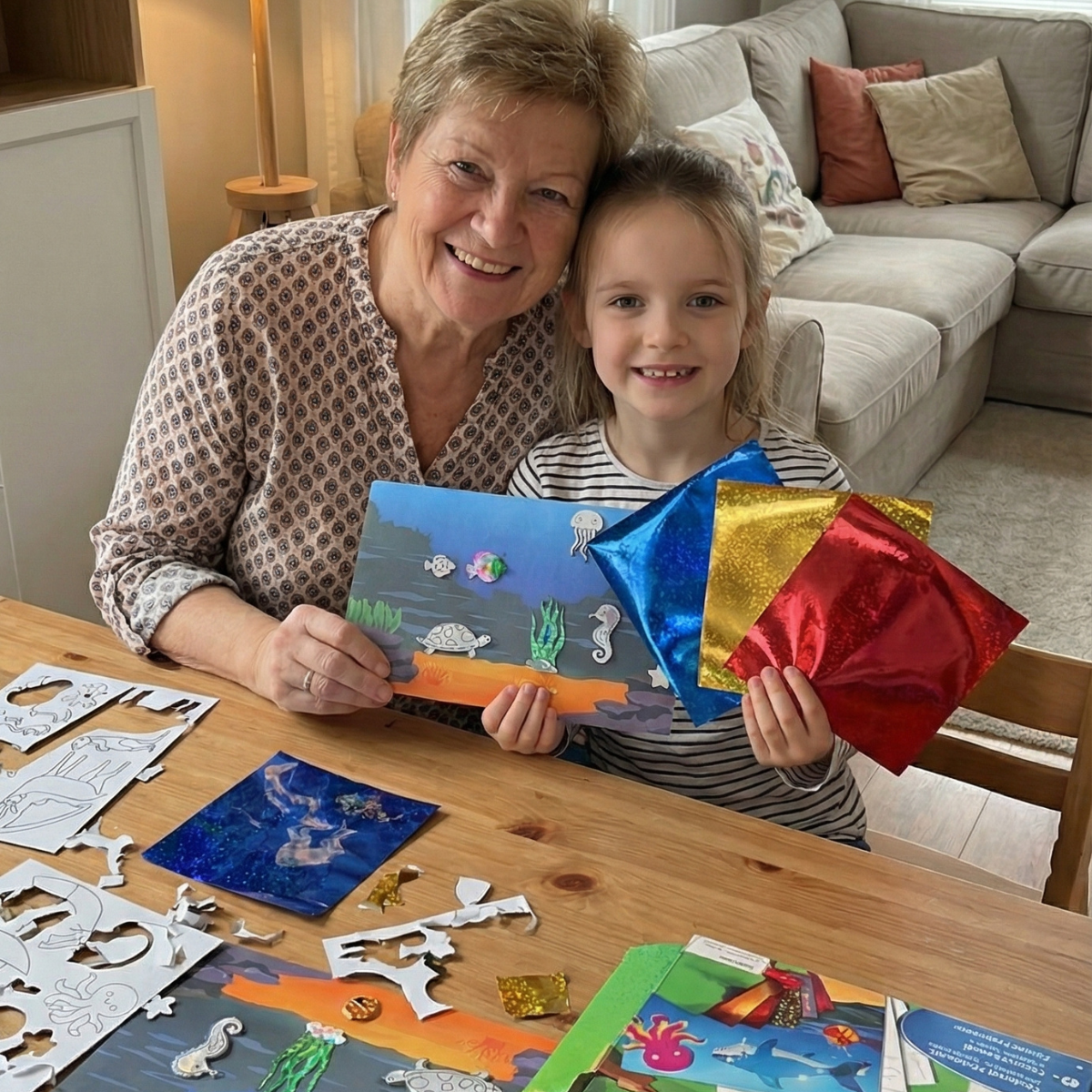 Foil Fun: Tierwelt | Kreativ-Set ohne Chaos (für Kinder von 4–9 Jahren)