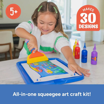 Squeegee Art – Sauberes Kreativ-Set für Kinder ab 5 Jahren