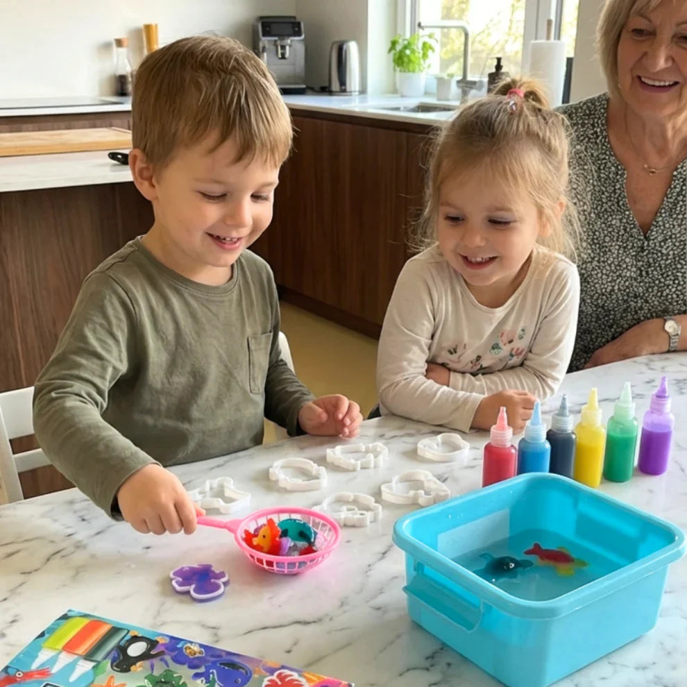 Magische Wasserzwerge | Unterwasserwelt | 4, 8 oder 12 Farben | für Kinder ab 3 Jahren