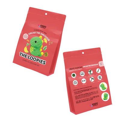 The Loopies 2+1 – Häkelset | 3 niedliche Figuren | Für Kinder ab 10+ Jahren