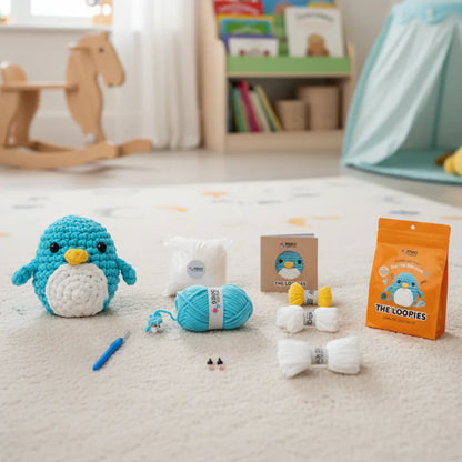 The Loopies 2+1 – Häkelset | 3 niedliche Figuren | Für Kinder ab 10+ Jahren