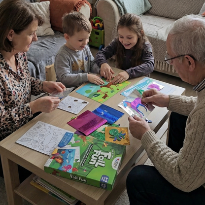 Foil Fun: Tierwelt | Kreativ-Set ohne Chaos (für Kinder von 4–9 Jahren)