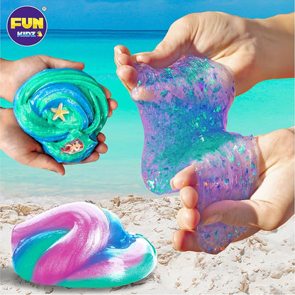 Set zur Herstellung von Meeres-Slime – kreativer Spaß für Kinder ab 4 Jahren