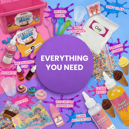 Eiscreme-Slime-Set – kreativer Spaß für Kinder ab 4 Jahren