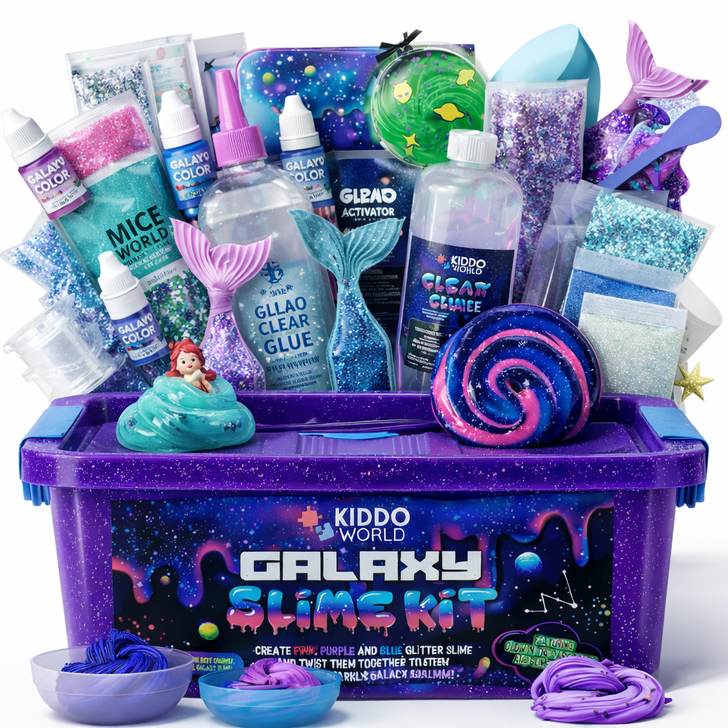 Galaxie-Slime-Set – kreativer Spaß für Kinder ab 4 Jahren