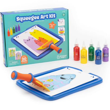 Squeegee Art – Sauberes Kreativ-Set für Kinder ab 5 Jahren