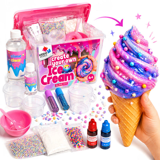 Eiscreme-Slime-Set – kreativer Spaß für Kinder ab 4 Jahren