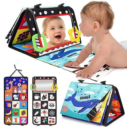 Sensorisches Bauchspielzeug mit Quietsche | 0–12 Monate