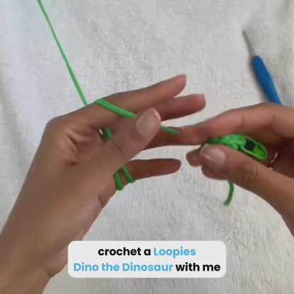 Häkelset für Anfänger | Dinosaurier Oscar | Geeignet für 10+